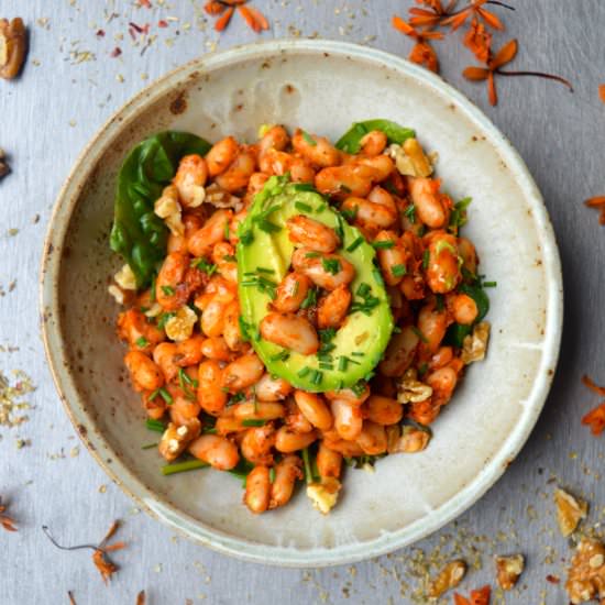 Chili Breakfast Beans - Recipe photo by GreenLivingSoul
