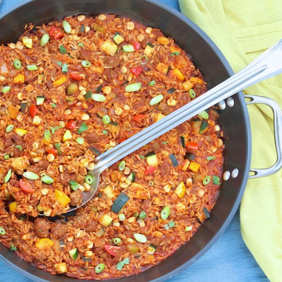 Rio Grande Skillet Dinner - Recipe photo by FountainAvenueKitchen