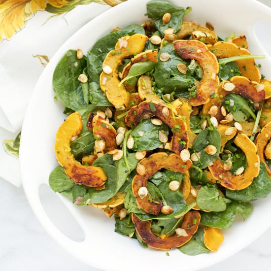 Squash w/ Brown Butter Vinaigrette - Recipe photo by stripedspatula