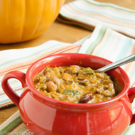 Pumpkin Chili - Recipe photo by SavoryNature