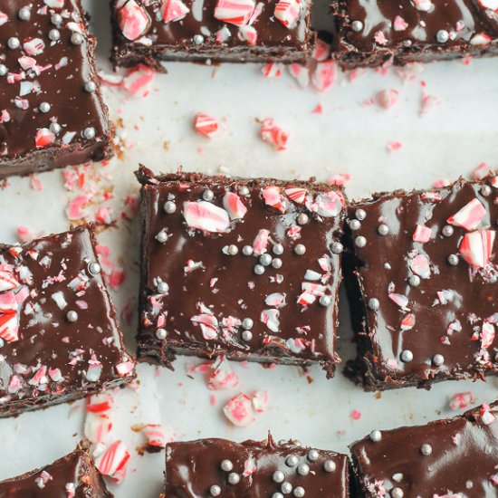 Peppermint Brownies - Recipe photo by bakerita