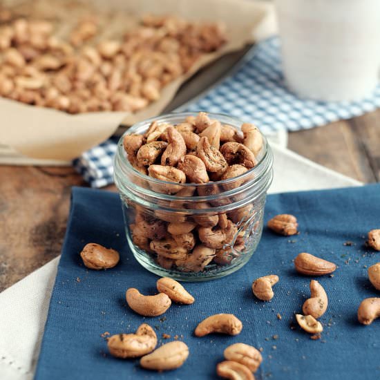 Ranch Roasted Cashews - Recipe photo by realsimplegood
