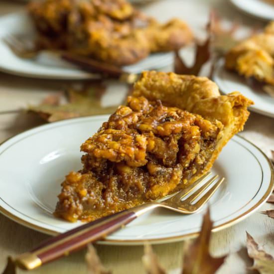 Maple Walnut Pie - Recipe photo by brooklyn homemaker