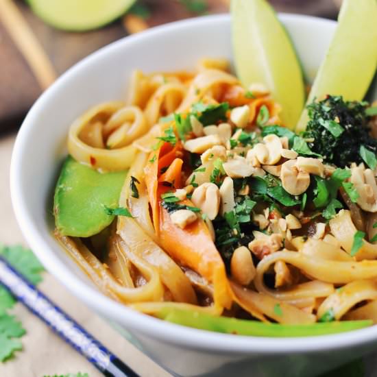 Coconut Curry Chicken Noodle Bowls - Recipe photo by gingerrose