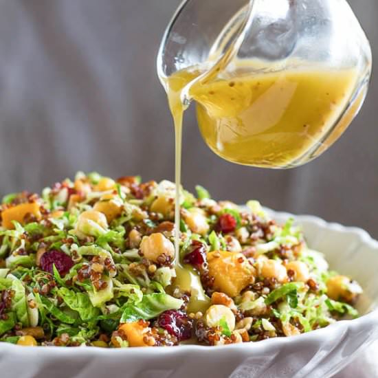 Warm Quinoa Brussels Sprouts Salad - Recipe photo by Shineshka