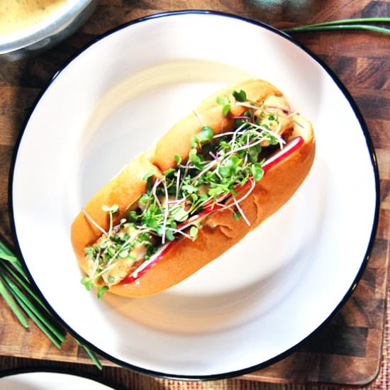 Shrimp Rolls with Ancho Aioli - Recipe photo by thecharmingdetroiter
