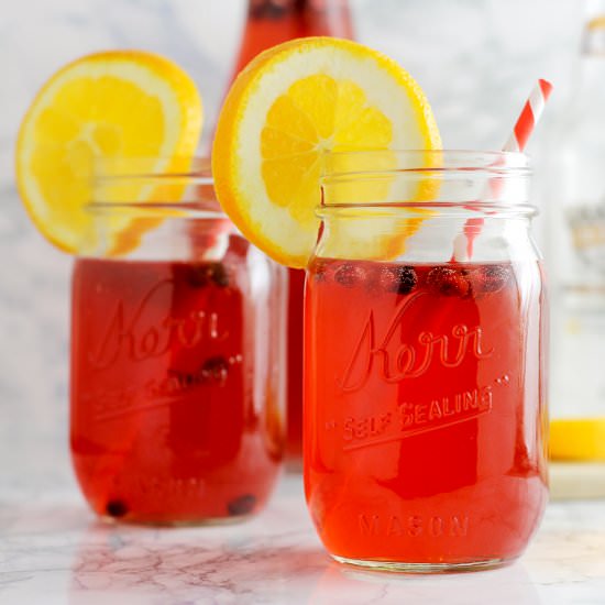 Pomegranate Orange Sangria - Recipe photo by Lipglosscrayons