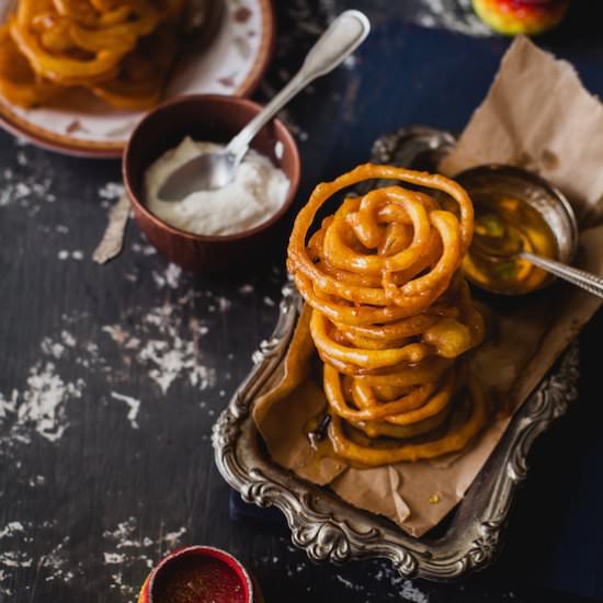 Jalebi - Recipe photo by PlayfulCooking