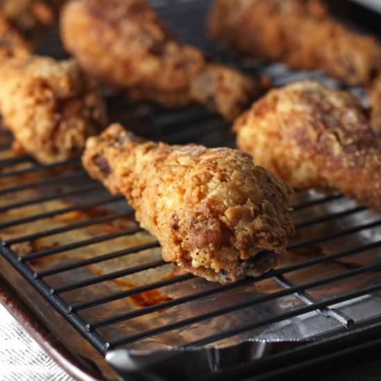 oven fried chicken - Recipe photo by erinblueburke