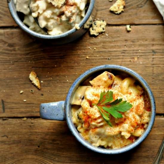 Mac and Cheese Soup - Recipe photo by loavesanddishes