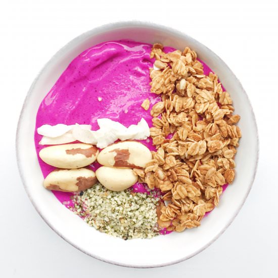 Pink Goddess Smoothie Bowl - Recipe photo by Rachlmansfield