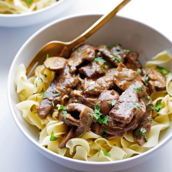 Beef Stroganoff - Recipe photo by littlespicejar