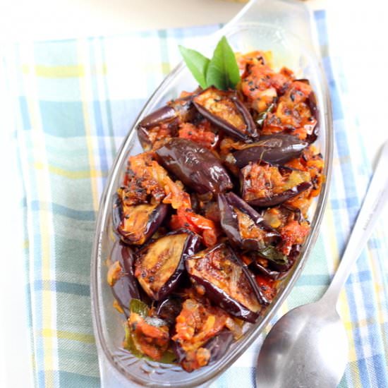 Achari Baingan (Pickled Aubergine) - Recipe photo by werecipes