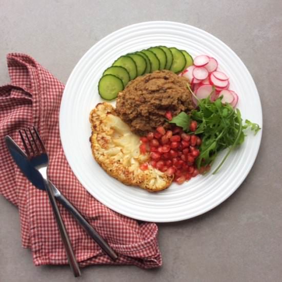 Sumac and Black Garlic Baba Ganoush - Recipe photo by Imperfectly Paleo