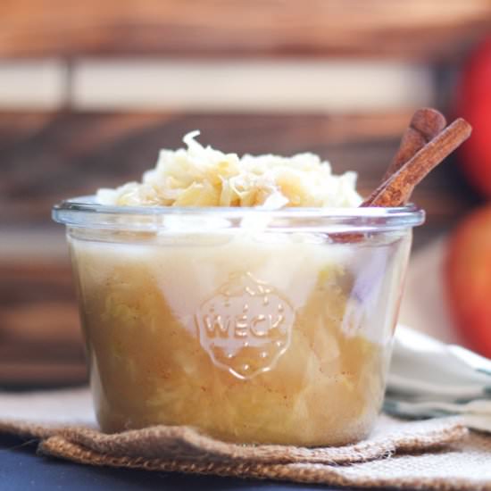 Apple Spice Sauerkraut - Recipe photo by Fermentedfoodlab