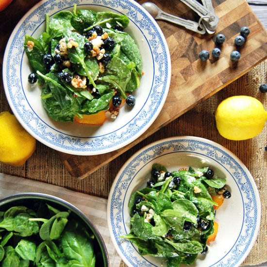 Spinach and Fruit Salad - Recipe photo by thecharmingdetroiter