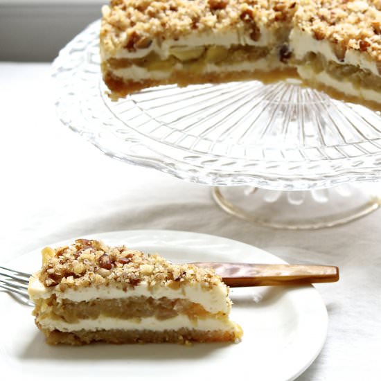 Almond Apple Tart - Recipe photo by the good eats co