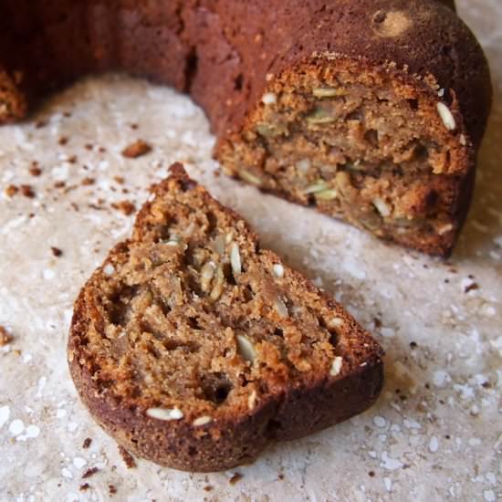 Rye Pound Cake with Seed Medley - Recipe photo by vermilionroots