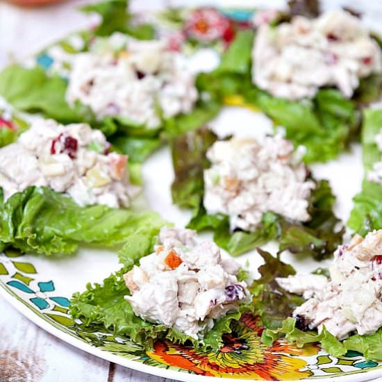 Turkey Grape Apple Walnut Salad - Recipe photo by Food Done Light