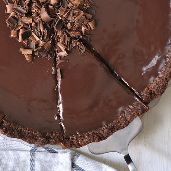 Chocolate Tart - Recipe photo by kouzinista