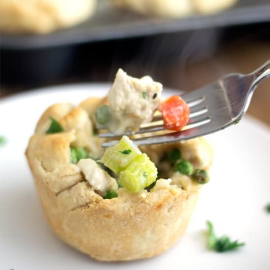 Muffin Tin Chicken Pot Pies - Recipe photo by cookingdivine