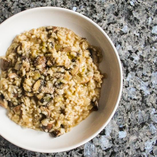 Mushroom Risotto - Recipe photo by Lisa G Cooks