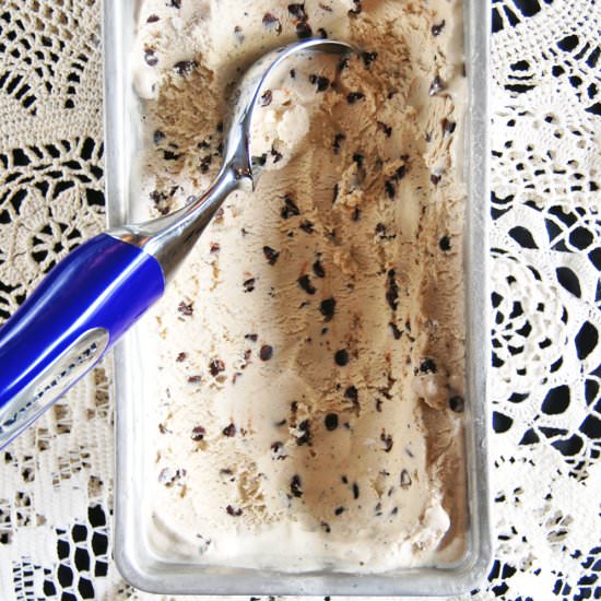 Coconut Coffee Chip Ice Cream - Recipe photo by thecharmingdetroiter