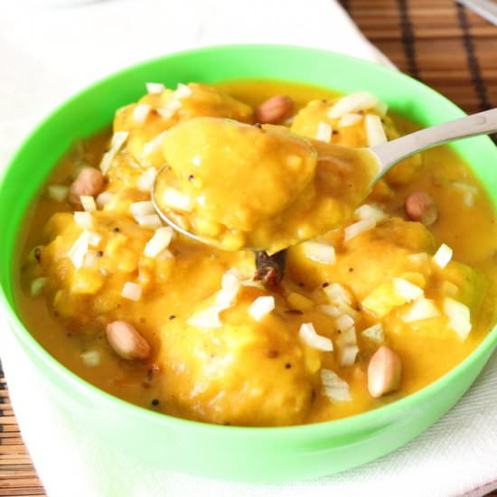 Stuffed Dal Dhokli - Recipe photo by vegrecipeworld