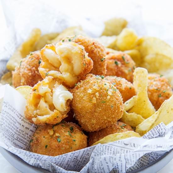 Deep Fried Mac and Cheese Balls - Recipe photo by realfoodbydad