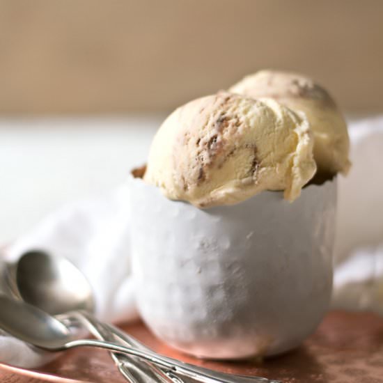 White Chocolate Nougat Ice Cream - Recipe photo by DeniseRenee
