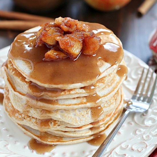 Applesauce Pancakes - Recipe photo by yummyhealthyeasy