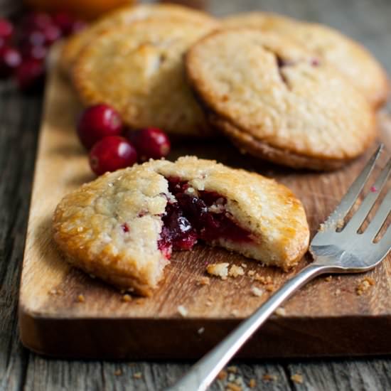 Cranberry Orange Hand Pies - Recipe photo by tamingofthespoon