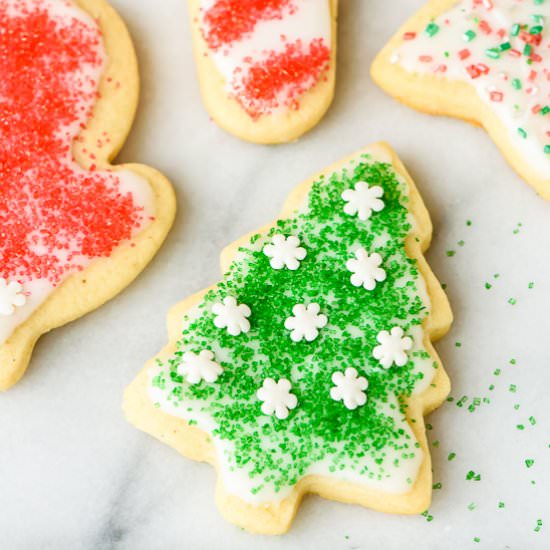 Perfect Cream Cheese Sugar Cookies - Recipe photo by wellplated