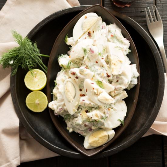 Egg Potato Salad - Recipe photo by currytrail