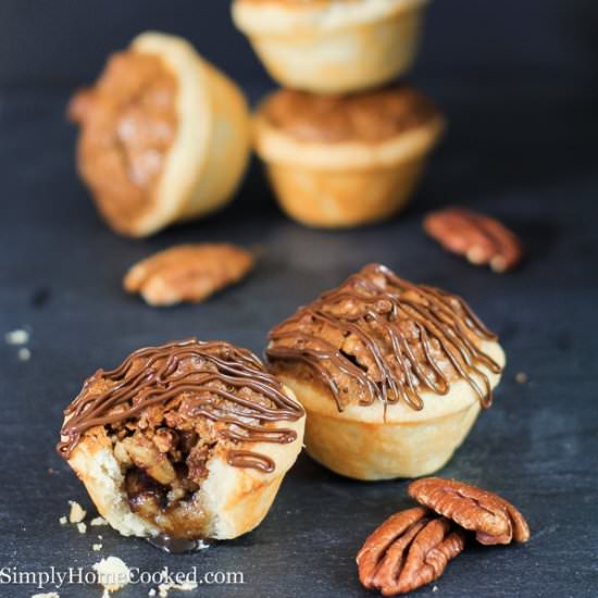 Mini Pecan Pies - Recipe photo by simplyhomecooked