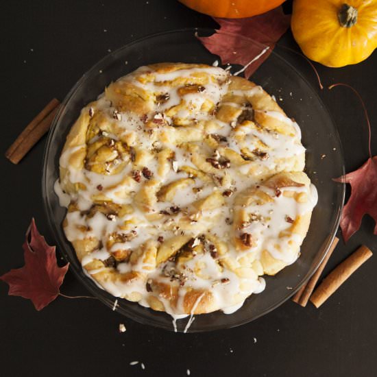 Pumpkin Butter Filled Sweet Rolls - Recipe photo by chocolatechipsntoffeebits
