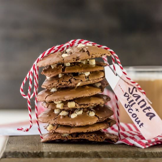Flourless Hot Chocolate Cookies - Recipe photo by the cookie rookie