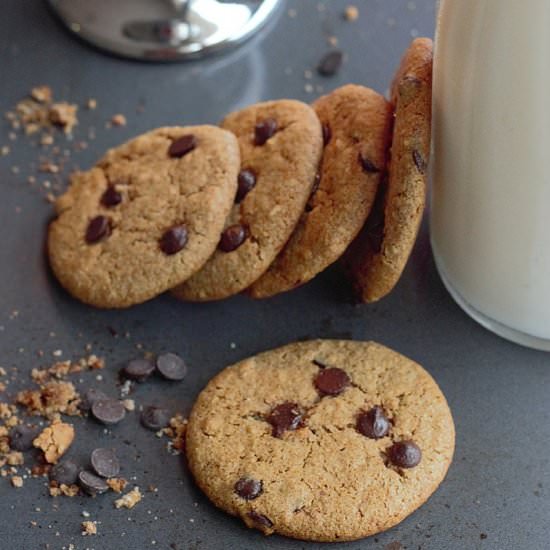 Gluten Free Choc Chip Cookies - Recipe photo by Johlene@FlavoursandFrosting