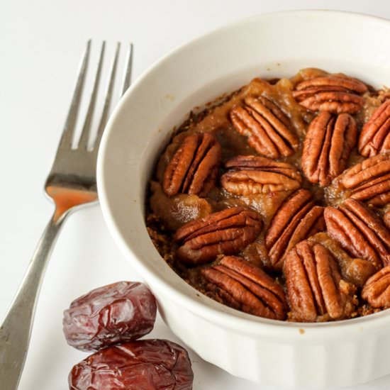 Salted Date Caramel and Nut Tart - Recipe photo by wrightfamilytable
