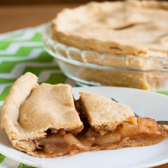 Mom's Gluten Free Apple Pie - Recipe photo by SavoryNature