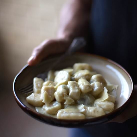Gnocchi with Gorgonzola Cream - Recipe photo by mattersofthebelly