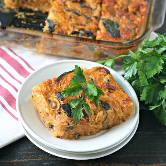Spicy Spaghetti Squash Casserole - Recipe photo by EverydayMaven