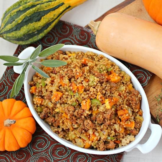 Roasted Butternut Squash & Quinoa - Recipe photo by Kitchen Simmer