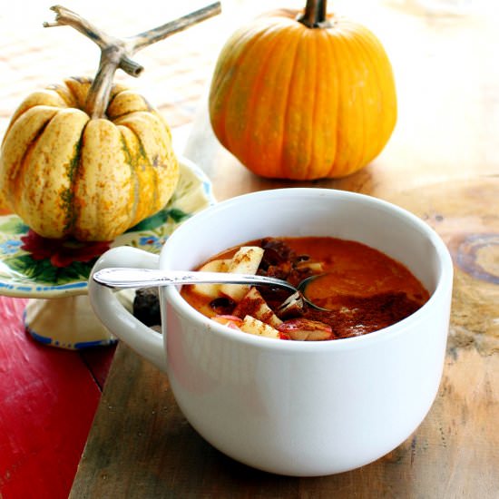 Pumpkin Apple Spice Smoothie Bowl - Recipe photo by LisaViger