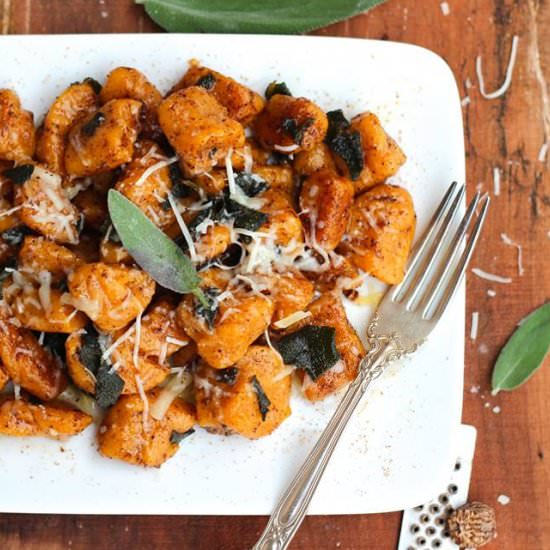 Sweet Potato Gnocchi - Recipe photo by Everyday Gourmet with Blakely