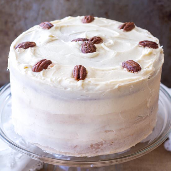 Maple Cream Cake - Recipe photo by a latte food