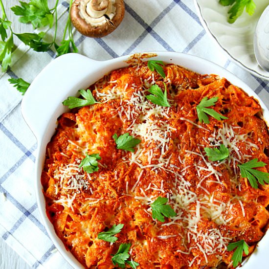 Chicken Pasta Bake - Recipe photo by Happy And Harried