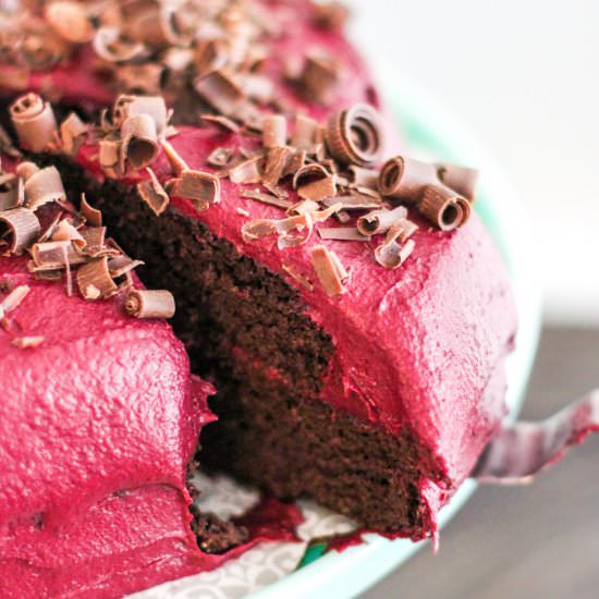Sinless Devil's Food Cake - Recipe photo by dessertswithbenefits