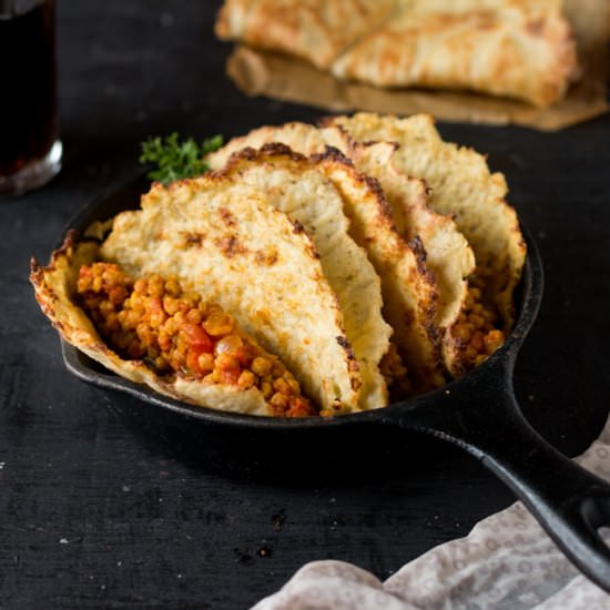 Cauliflower tortillas - Recipe photo by currytrail