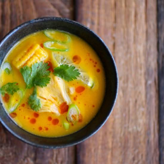 Tom Kah Butternut Squash - Recipe photo by Petit World Citizen